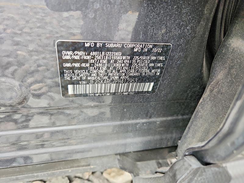 Aukcja sprzedaży 2023 Subaru Forester, vin: JF2SKARC7PH412953, numer aukcji: 68411916