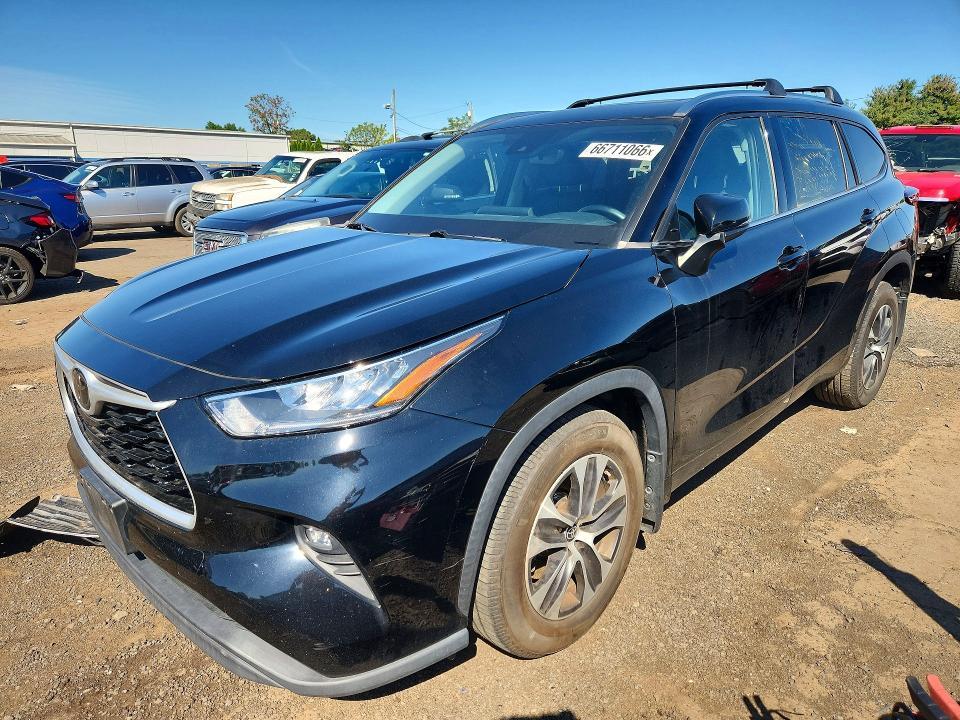 66711066 :رقم المزاد ، 5TDGZRAH8LS504178 vin ، 2020 Toyota Highlander مزاد بيع