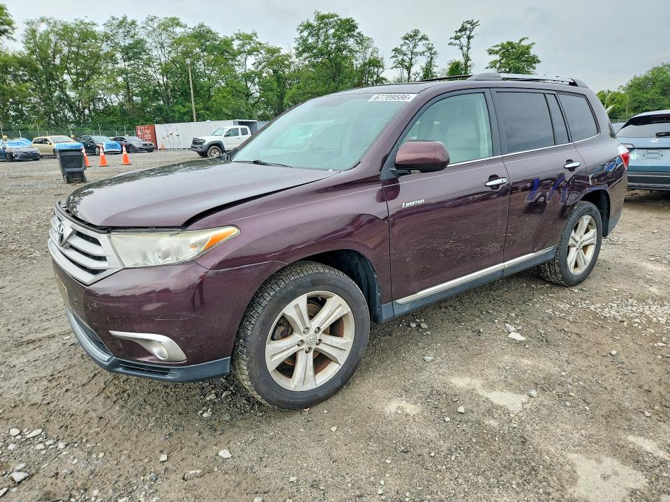 Aukcja sprzedaży 2013 Toyota Highlander, vin: 5TDDK3EH6DS179238, numer aukcji: 67709586