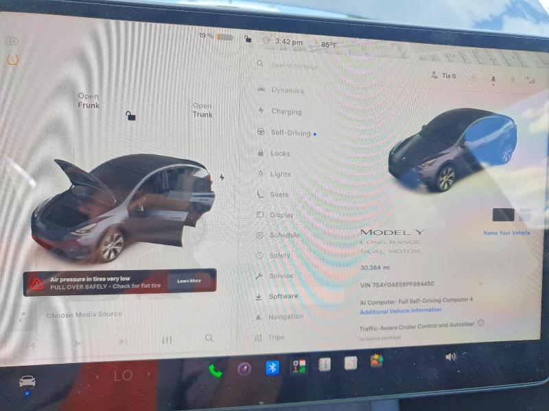 Aukcja sprzedaży 2023 Tesla Model Y, vin: 7SAYGAEE6PF894450, numer aukcji: 68055876