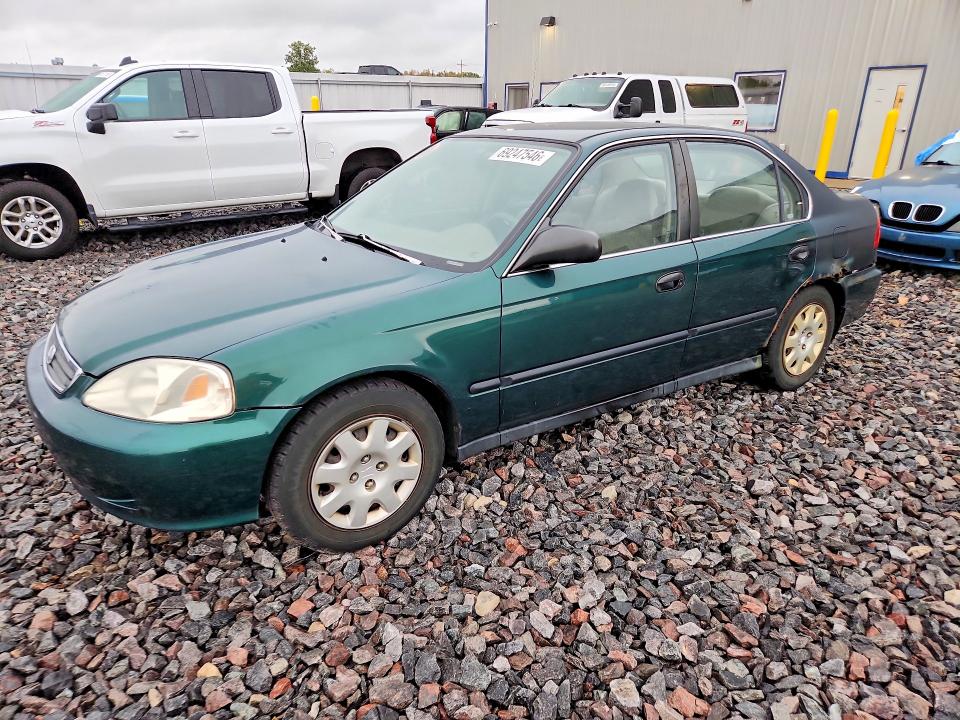 1999 Honda Civic მანქანა იყიდება აუქციონზე, vin: 1HGEJ6671XL036316        , აუქციონის ნომერი: 69247546