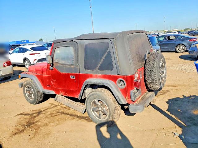 1998 Jeep Wrangler / Tj მანქანა იყიდება აუქციონზე, vin: 1J4FY19S1WP780842, აუქციონის ნომერი: 68434876