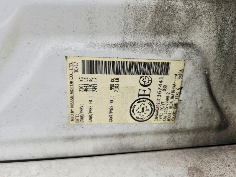 Aukcja sprzedaży 2018 Nissan Maxima, vin: 1N4AA6AP2JC367441, numer aukcji: 67425706