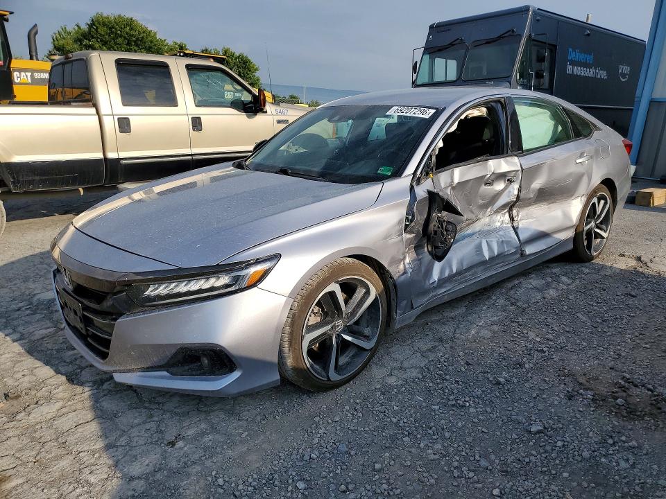 2022 Honda Accord მანქანა იყიდება აუქციონზე, vin: 1HGCV1F39NA100543, აუქციონის ნომერი: 69207296