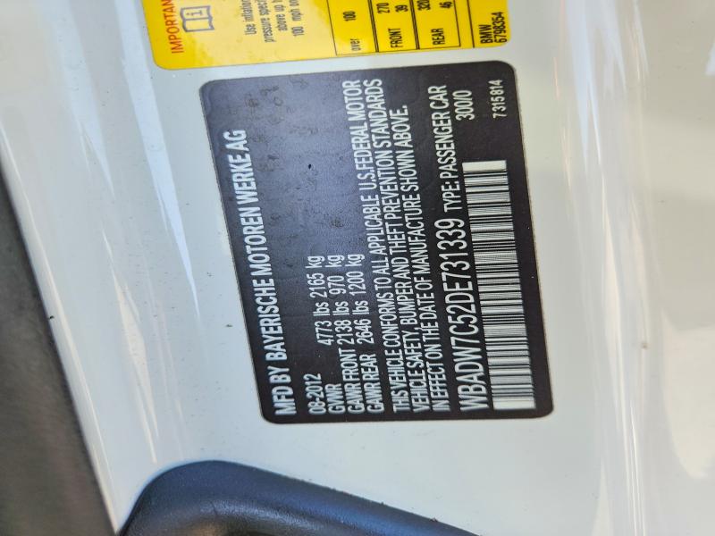 Aukcja sprzedaży 2013 Bmw 328, vin: WBADW7C52DE731339, numer aukcji: 71067636