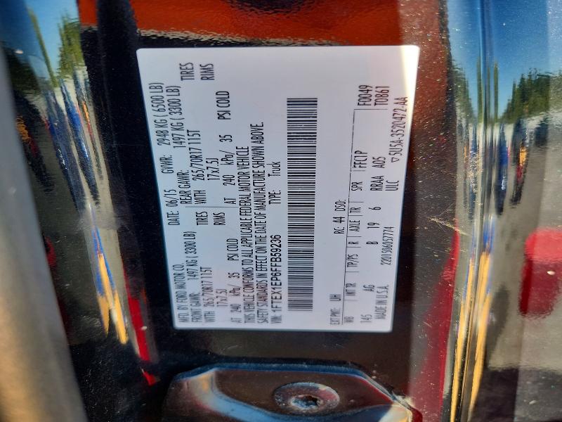 Продаж на аукціоні авто 2015 Ford F150, vin: 1FTEX1EP6FFB59236, номер лоту: 69165136