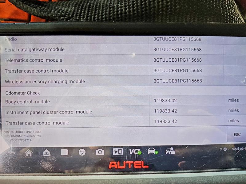Продажа на аукционе авто 2023 Gmc Sierra, vin: 3GTUUCE81PG115668, номер лота: 65715846