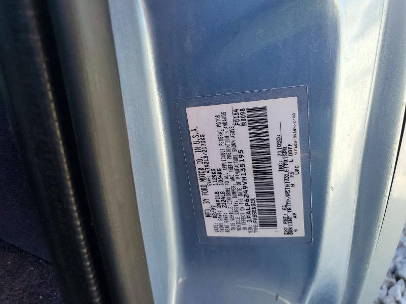 70105136 :رقم المزاد ، 1FALP6249VH135195 vin ، 1997 Ford Thunderbird مزاد بيع