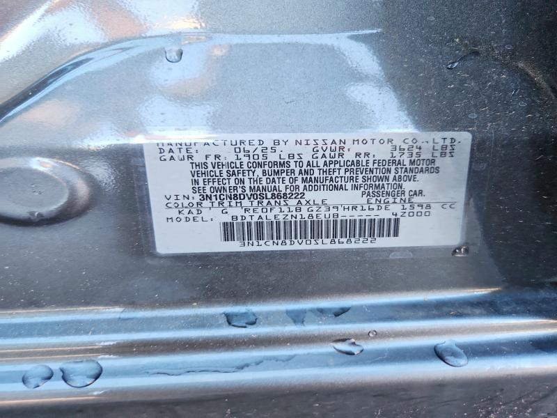 Aukcja sprzedaży 2025 Nissan Versa, vin: 3N1CN8DV0SL868222, numer aukcji: 67500236