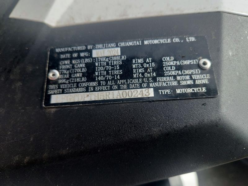 Aukcja sprzedaży 2024 Genuine Scooter Co. Scooter, vin: LFGTDPTH5R1A00243, numer aukcji: 67642026