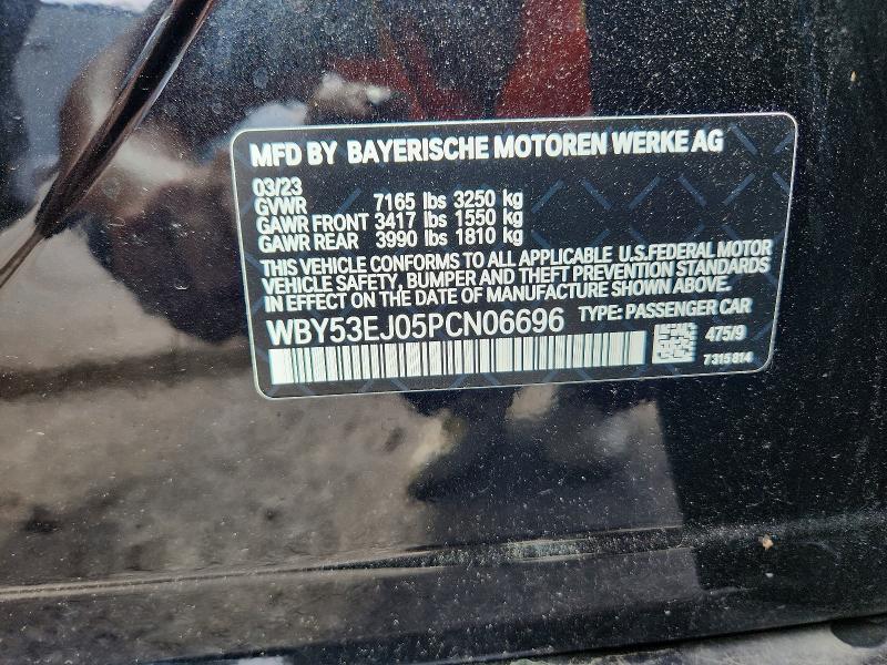 Продажа на аукционе авто 2023 Bmw I7, vin: WBY53EJ05PCN06696, номер лота: 68173896
