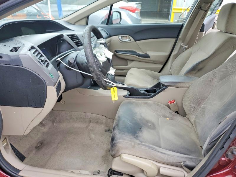 Продаж на аукціоні авто 2012 Honda Civic, vin: 19XFB2F52CE345660, номер лоту: 67373206