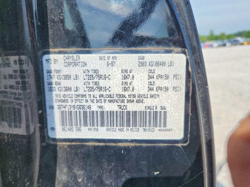 1997 Dodge Ram 1500 მანქანა იყიდება აუქციონზე, vin: 3B7HF13Y8VG836148, აუქციონის ნომერი: 67422646