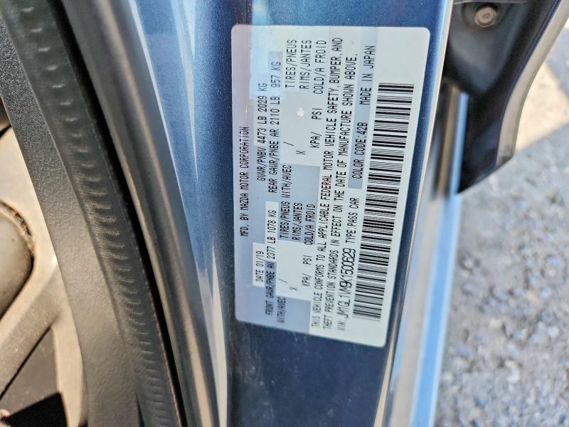 2019 Mazda 6 მანქანა იყიდება აუქციონზე, vin: JM1GL1VM9K1500629, აუქციონის ნომერი: 67932426