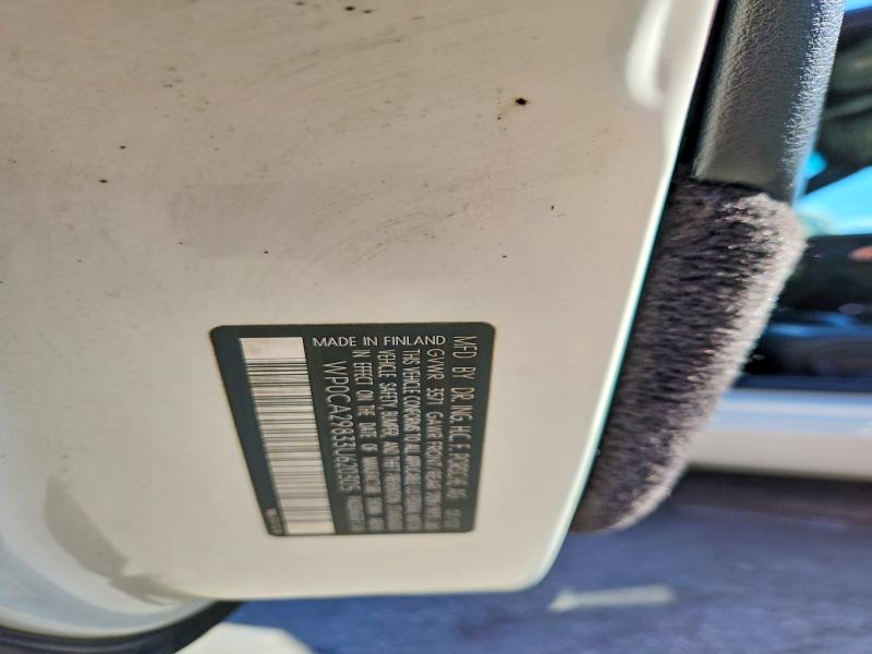 Aukcja sprzedaży 2003 Porsche Boxster, vin: WP0CA29833U620305, numer aukcji: 69575056