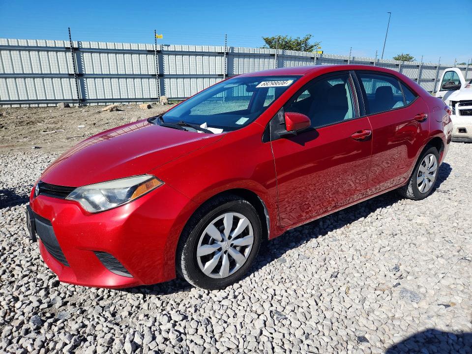 2014 Toyota Corolla მანქანა იყიდება აუქციონზე, vin: 5YFBURHE6EP118374, აუქციონის ნომერი: 68298606