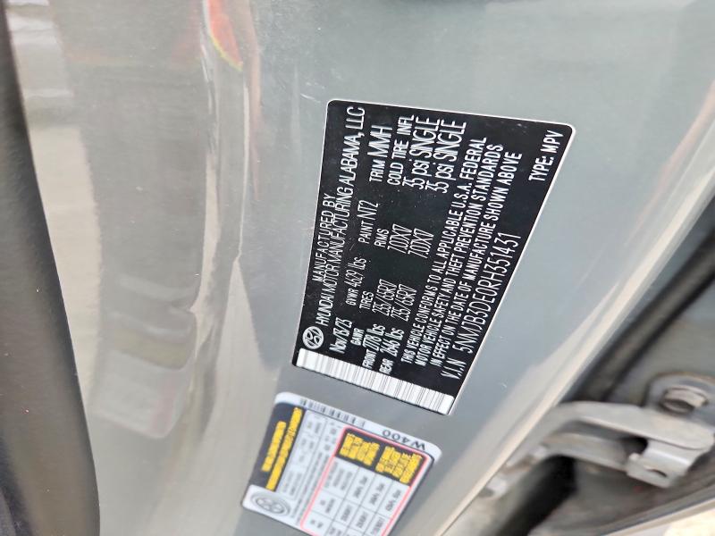 2024 Hyundai Tucson მანქანა იყიდება აუქციონზე, vin: 5NMJB3DE0RH351431, აუქციონის ნომერი: 70108076