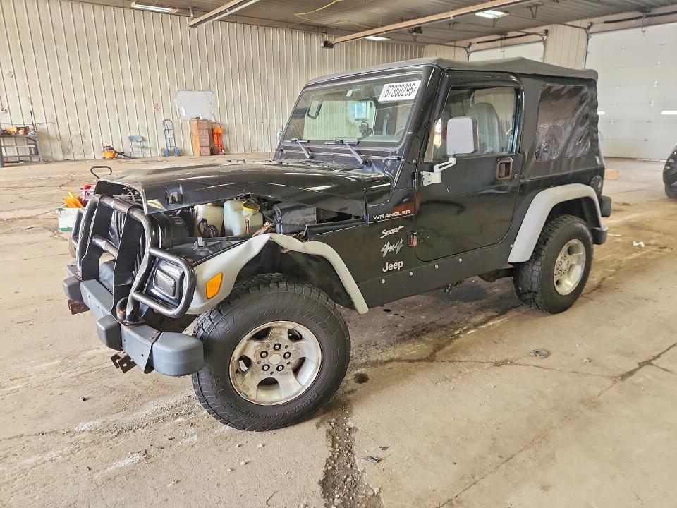 2002 Jeep Wrangler / Tj მანქანა იყიდება აუქციონზე, vin: 1J4FA49S32P700151, აუქციონის ნომერი: 67360296