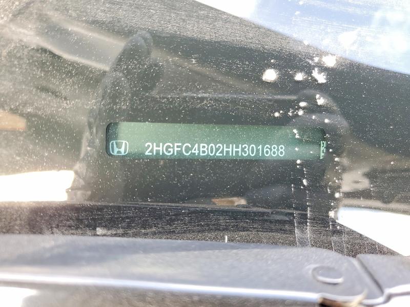 69885026 :رقم المزاد ، 2HGFC4B02HH301688 vin ، 2017 Honda Civic مزاد بيع