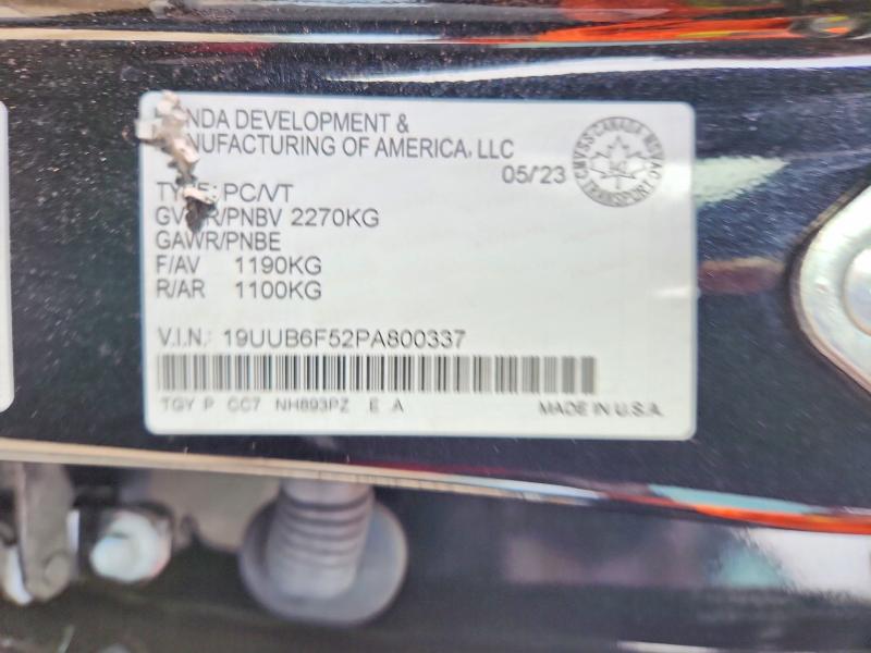 Aukcja sprzedaży 2023 Acura Tlx, vin: 19UUB6F52PA800337, numer aukcji: 69526256