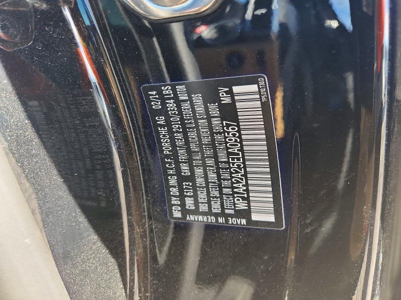Продаж на аукціоні авто 2014 Porsche Cayenne, vin: WP1AA2A25ELA09567, номер лоту: 70107746