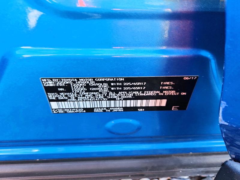 Aukcja sprzedaży 2017 Toyota Rav4 Hybrid, vin: JTMRJREV1HD141130, numer aukcji: 70744776