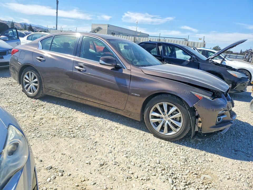 2014 Infiniti Q50 Hybrid მანქანა იყიდება აუქციონზე, vin: JN1AV7AP7EM691542, აუქციონის ნომერი: 68661556