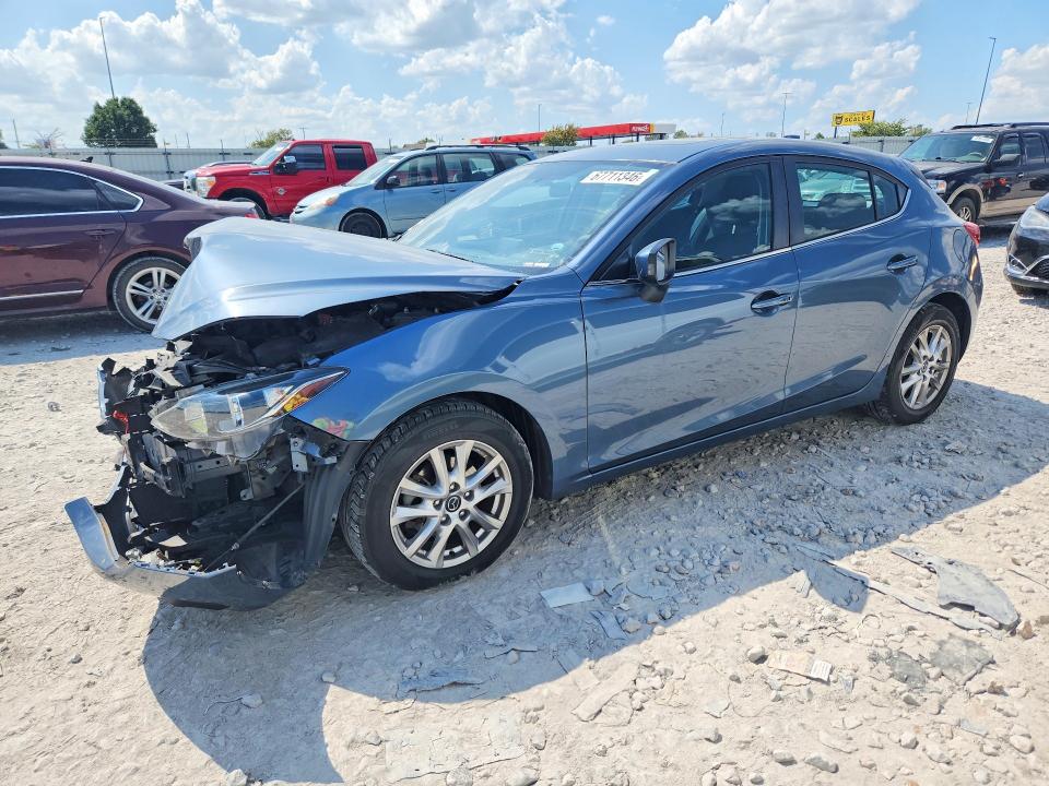 67711346 :رقم المزاد ، 3MZBM1L75FM187654 vin ، 2015 Mazda 3 مزاد بيع