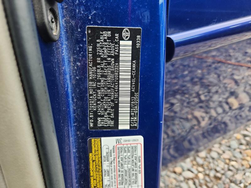 Продажа на аукционе авто 2007 Toyota Camry, vin: 4T1BE46K47U082324, номер лота: 68760086