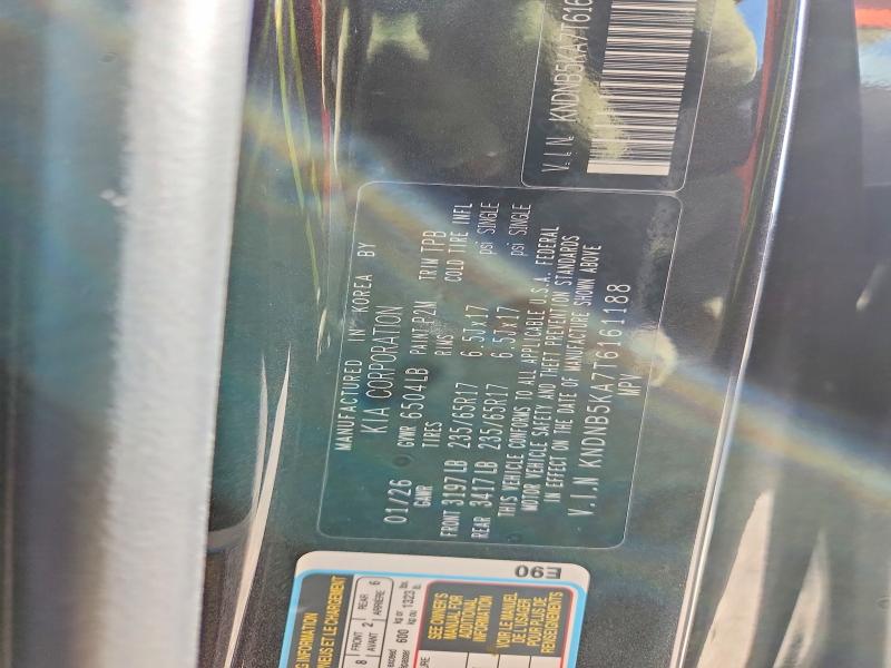 Auction sale of the 2026 Kia Carnival, vin: KNDNB5KA7T6161188, lot number: 67863226