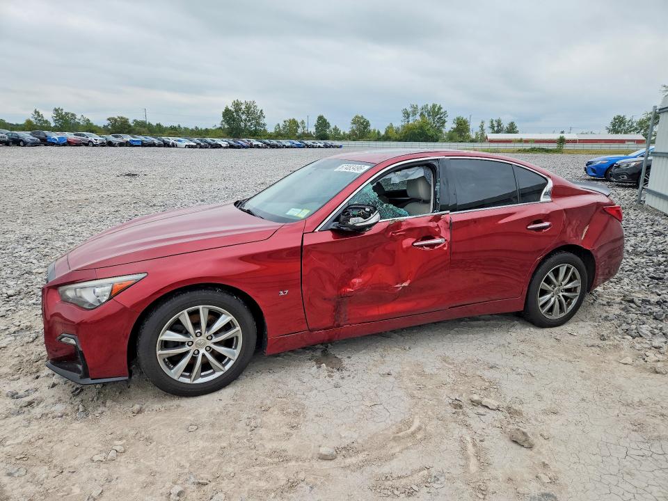 2014 Infiniti Q50 მანქანა იყიდება აუქციონზე, vin: JN1BV7AR3EM698039, აუქციონის ნომერი: 67483496