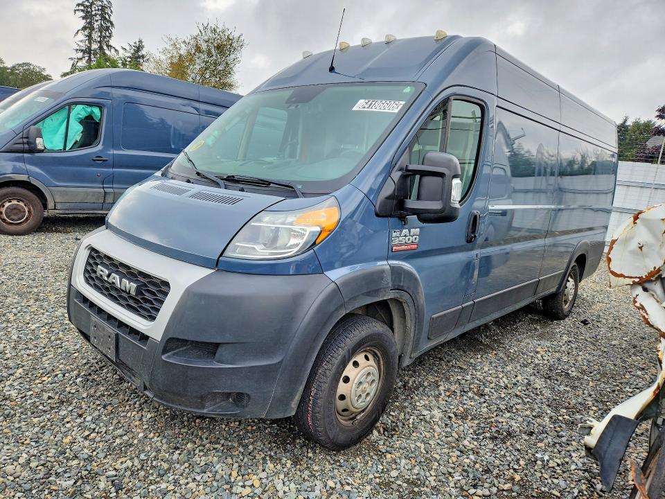Продаж на аукціоні авто 2021 Ram Promaster 3500, vin: 3C6MRVJG4ME535806, номер лоту: 64186606