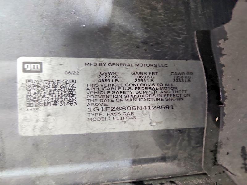 Aukcja sprzedaży 2022 Chevrolet Bolt Euv, vin: 1G1FZ6S06N4128591, numer aukcji: 70764586