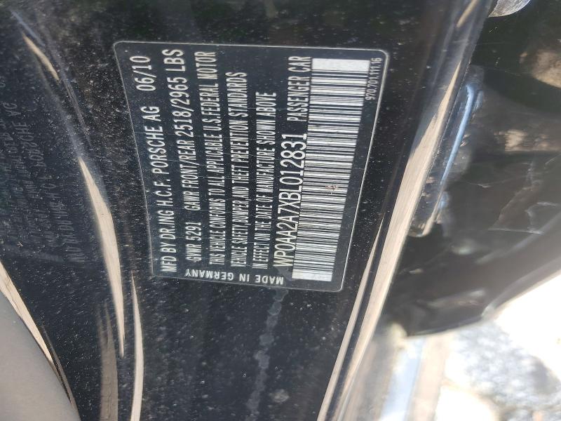 Aukcja sprzedaży 2011 Porsche Panamera, vin: WP0AA2A7XBL012831, numer aukcji: 68712746
