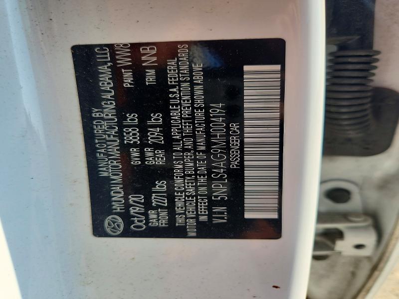 Aukcja sprzedaży 2021 Hyundai Elantra, vin: 5NPLS4AG9MH004194, numer aukcji: 69685686