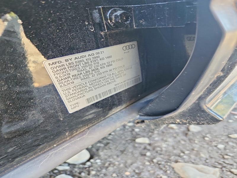 70864466 :رقم المزاد ، WA1AJBF75ND002449 vin ، 2022 Audi Q7 مزاد بيع