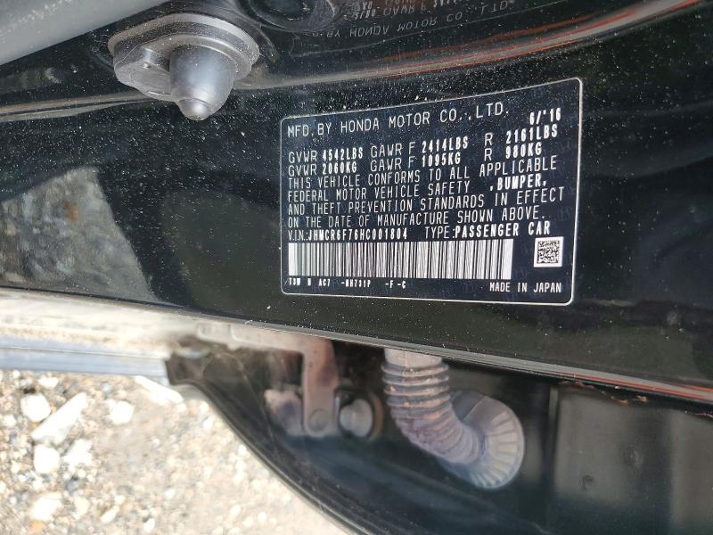 Aukcja sprzedaży 2017 Honda Accord, vin: JHMCR6F76HC001804, numer aukcji: 68624846