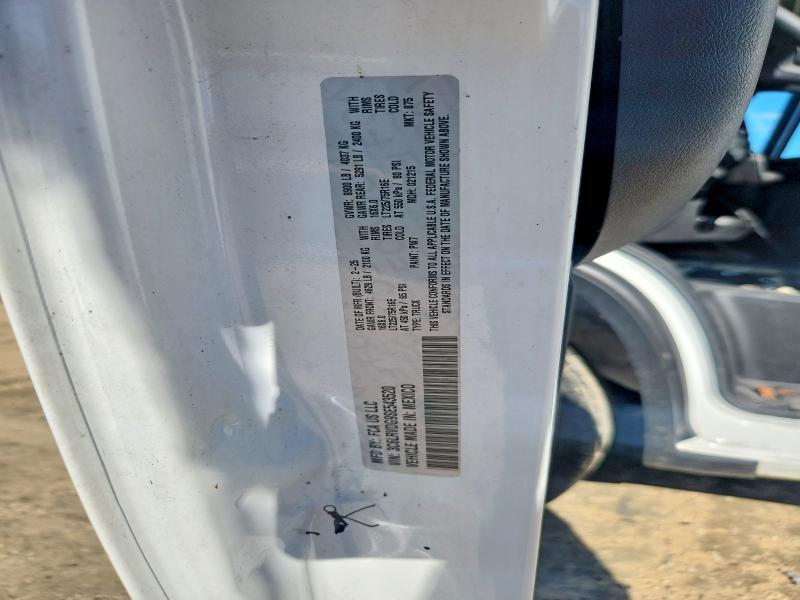 69072256 :رقم المزاد ، 3C6LRVDG9SE543520 vin ، 2025 Ram Promaster 2500 مزاد بيع