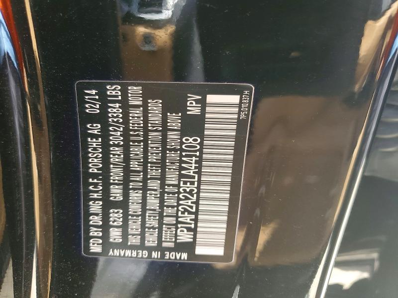Продажа на аукционе авто 2014 Porsche Cayenne, vin: WP1AF2A23ELA44108, номер лота: 68287726