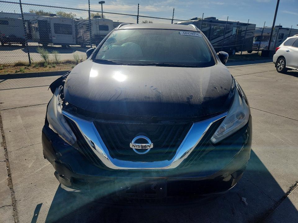 2017 Nissan Murano მანქანა იყიდება აუქციონზე, vin: 5N1AZ2MG3HN172904, აუქციონის ნომერი: 68428336