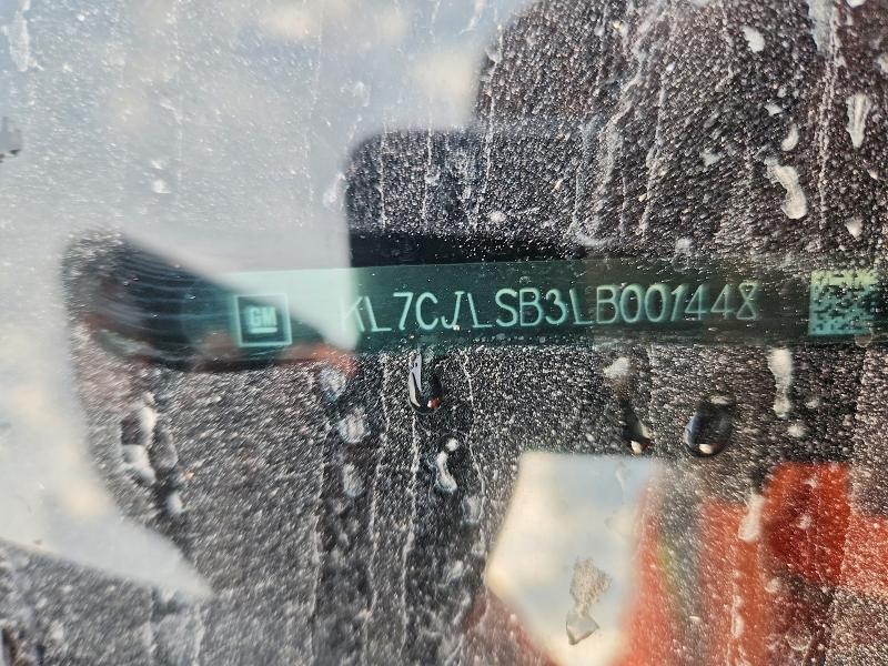 70349376 :رقم المزاد ، KL7CJLSB3LB001448 vin ، 2020 Chevrolet Trax مزاد بيع