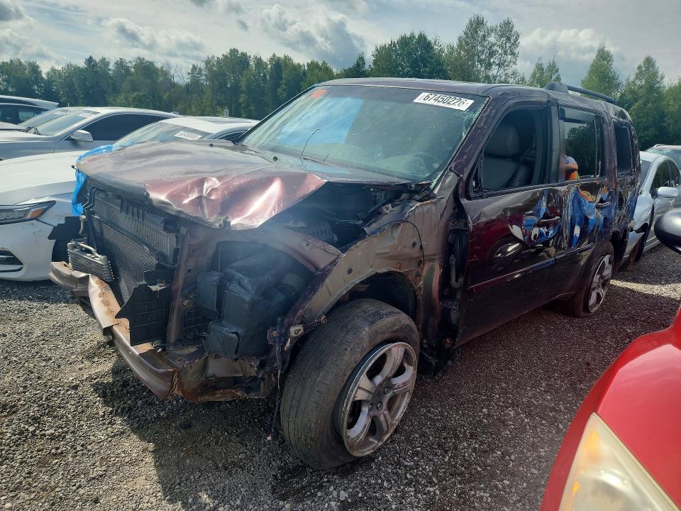 2012 Honda Pilot მანქანა იყიდება აუქციონზე, vin: 5FNYF4H53CB506131, აუქციონის ნომერი: 67450226