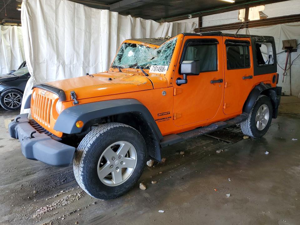 Auction sale of the 2013 Jeep Wrangler Unlimited, vin: 1C4HJWDG5DL544024, lot number: 71014906