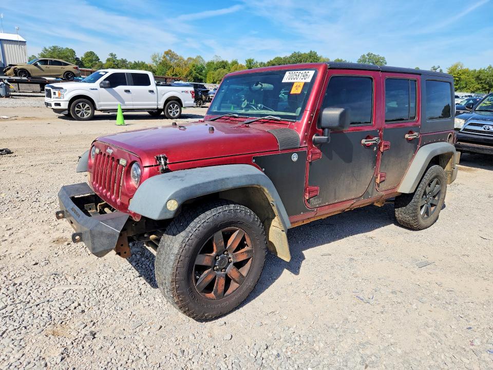 Продаж на аукціоні авто 2012 Jeep Wrangler Unlimited, vin: 1C4BJWKGXCL267796, номер лоту: 70058196