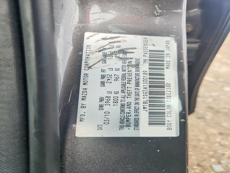 Aukcja sprzedaży 2010 Mazda 3, vin: JM1BL1SG5A1300189, numer aukcji: 68371366