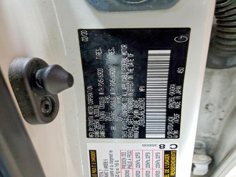 Aukcja sprzedaży 2020 Toyota 4runner, vin: JTEBU5JR6L5802093, numer aukcji: 68568226