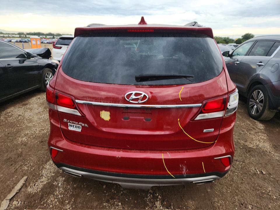 68707306 :رقم المزاد ، KM8SMDHF6JU271227 vin ، 2018 Hyundai Santa Fe مزاد بيع