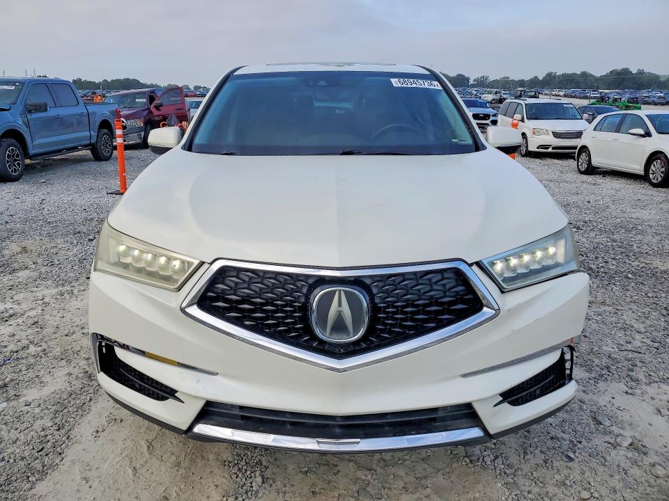 68945736 :رقم المزاد ، 5FRYD3H59HB009283 vin ، 2017 Acura Mdx مزاد بيع