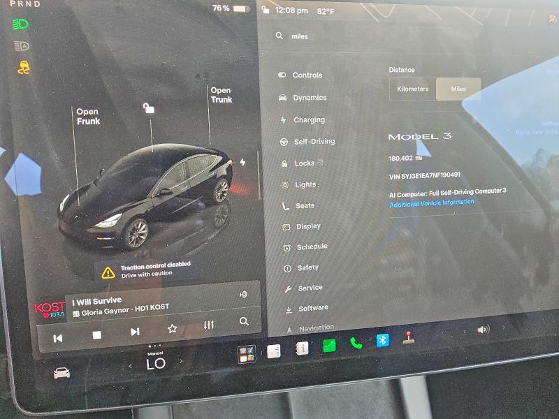 Продаж на аукціоні авто 2022 Tesla Model 3, vin: 5YJ3E1EA7NF190491, номер лоту: 67738636
