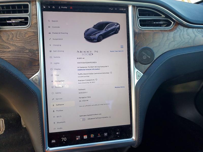 Aukcja sprzedaży 2017 Tesla Model S, vin: 5YJSA1E28HF226824, numer aukcji: 68017766